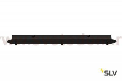 SLV 1001818 FITU, основание прямоугольное 3х, черный