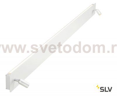 SLV 1001822 NAPIA TWIN светильник настенный 16.6Вт с LED 3000К, вверх 470лм, спот 2x 95лм (32°), белый