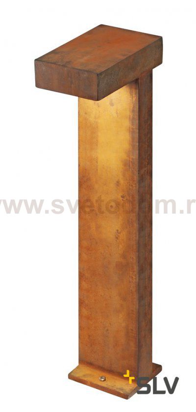 SLV 1001824 RUSTY PATHLIGHT 70 LED светильник ландшафтный IP55 8.9Вт с LED 3000К, 400лм, бурый