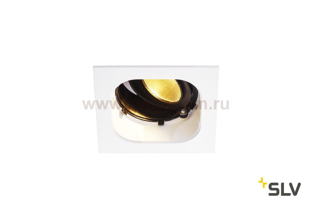 SLV 1001829 RENISTO SQUARE M светильник встраиваемый 16Вт с LED 3000К, 930лм, 36°, без панели, белый