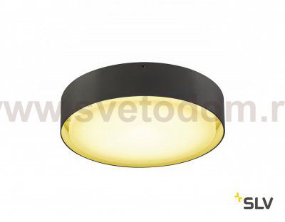 SLV 1001856 LIPA светильник накладной IP54 24Вт c LED 3000К/4000К, 1500лм, антрацит