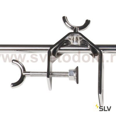 SLV 1001858 DALO DISPLAY светильник на струбцине 24Вт с LED 4000К, 1900лм, 120°, с выключателем, белый/ хром