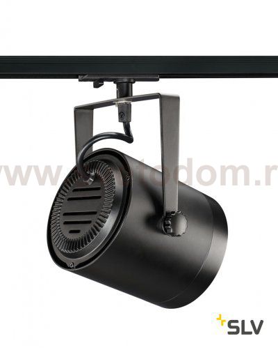 SLV 1001860 1PHASE-TRACK, EURO SPOT ES111 светильник для лампы ES111 75Вт макс., черный