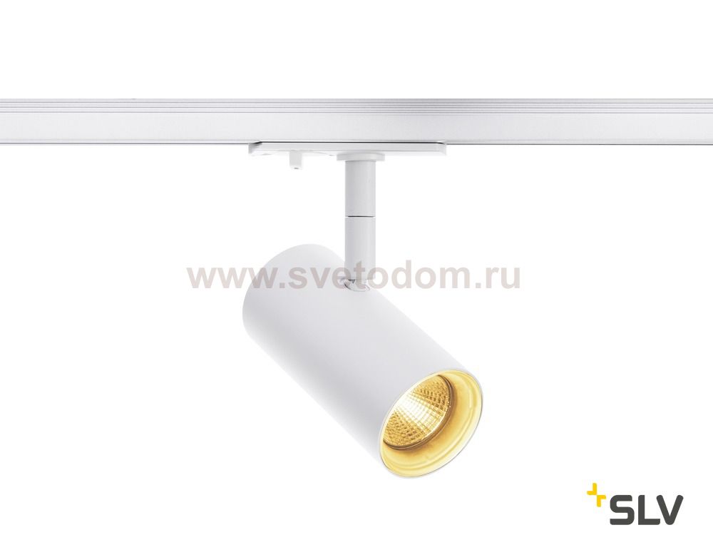 SLV 1001863 1PHASE-TRACK, NOBLO SPOT светильник 7.5Вт c LED 2700К, 620лм, 36°, белый