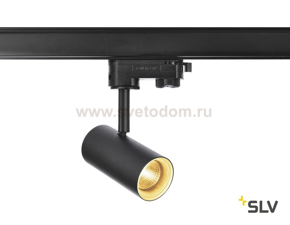 SLV 1001865 3Ph, NOBLO SPOT светильник 7.5Вт c LED 2700К, 620лм, 36°, черный