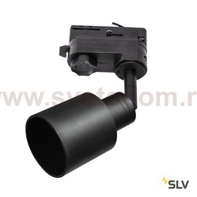 SLV 1001871 3Ph, PURI GLASS светильник для лампы GU10 50Вт макс., черный