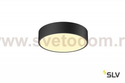 SLV 1001877 MEDO 30 LED CW TRIAC светильник накладной 16Вт с LED 3000К/4000К, 1600лм/1800лм, 105°, черный