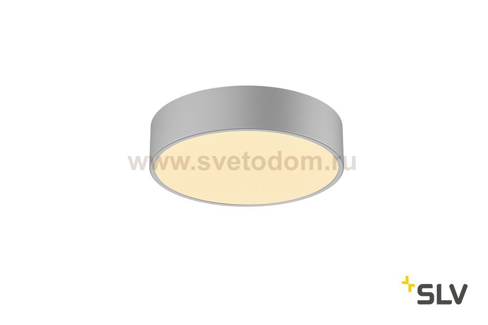 SLV 1001882 MEDO 30 LED CW TRIAC светильник накладной 16Вт с LED 3000К/4000К, 1600лм/1800лм, 105°, серебристый