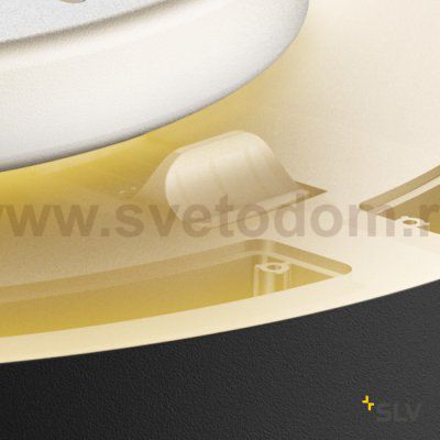 SLV 1001883 MEDO 40 LED CW TRIAC светильник накладной 31Вт с LED 3000К/4000К, 3100лм/3200лм, 105°, черный