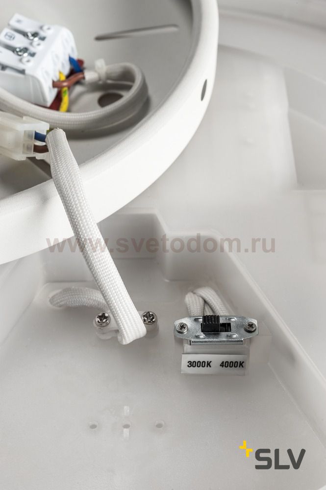 SLV 1001884 MEDO 40 LED CW TRIAC светильник накладной 31Вт с LED 3000К/4000К, 3100лм/3200лм, 105°, белый