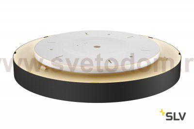SLV 1001886 MEDO 60 LED CW TRIAC светильник накладной 40Вт с LED 3000К/4000К, 3800лм/4200лм, 105°, черный
