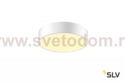 SLV 1001893 MEDO 30 LED CW DALI светильник накладной 16Вт с LED 3000К/4000К, 1600лм/1800лм, 105°, белый