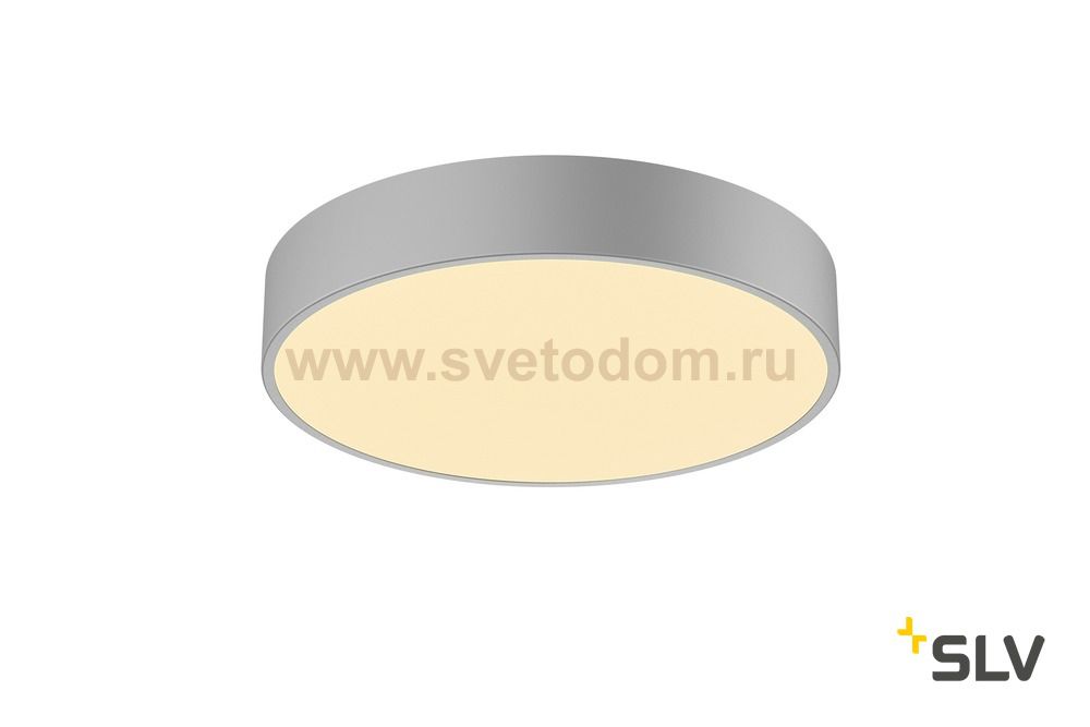 SLV 1001897 MEDO 40 LED CW DALI светильник накладной 31Вт с LED 3000К/4000К, 3100лм/3200лм, 105°, серебристый