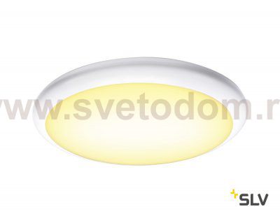 SLV 1001913 RUBA 16 SENSOR светильник накладной IP65 24Вт с датч.движения и LED 3000К/4000К, 2230лм, 120°, белый