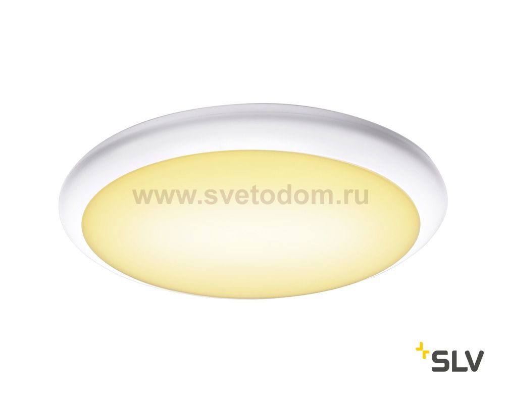 SLV 1001913 RUBA 16 SENSOR светильник накладной IP65 24Вт с датч.движения и LED 3000К/4000К, 2230лм, 120°, белый