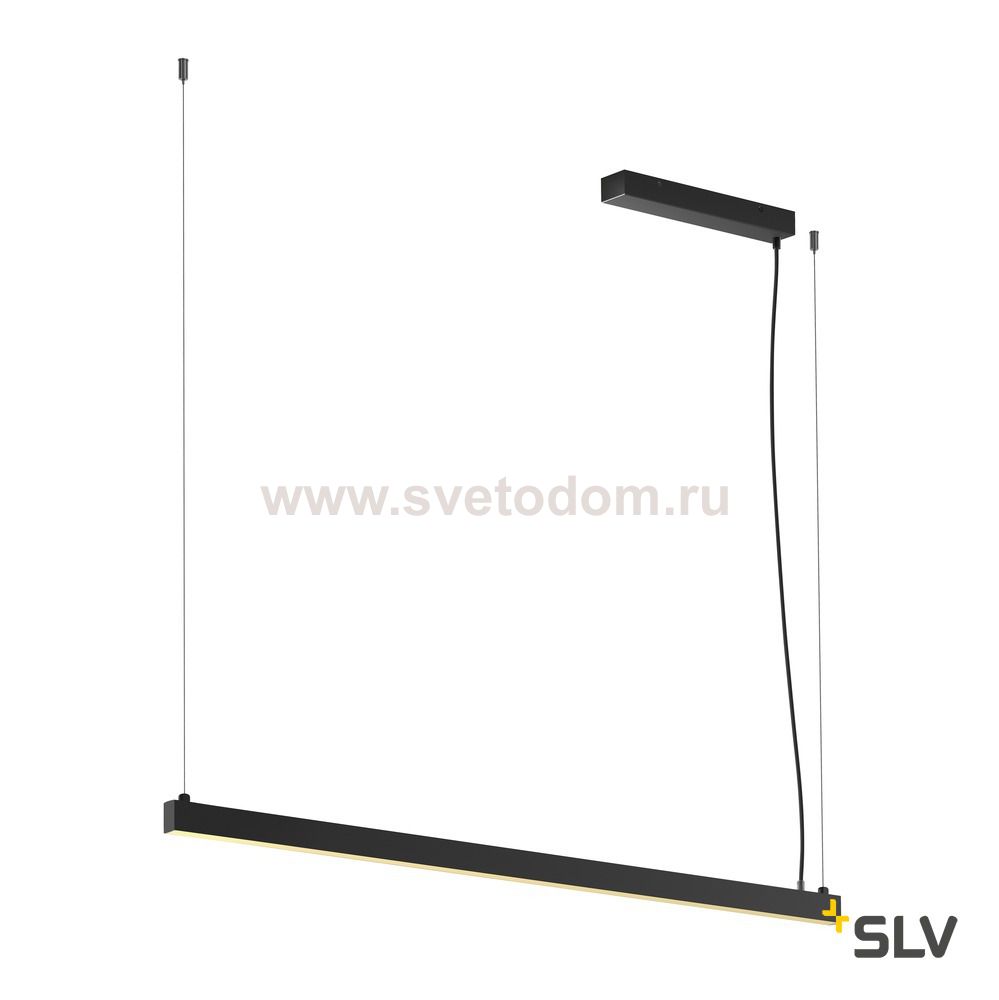 SLV 1001940 AROSA 125 PD-1 светильник подвесной 32Вт с LED 3000К, 950лм+750лм, черный матовый