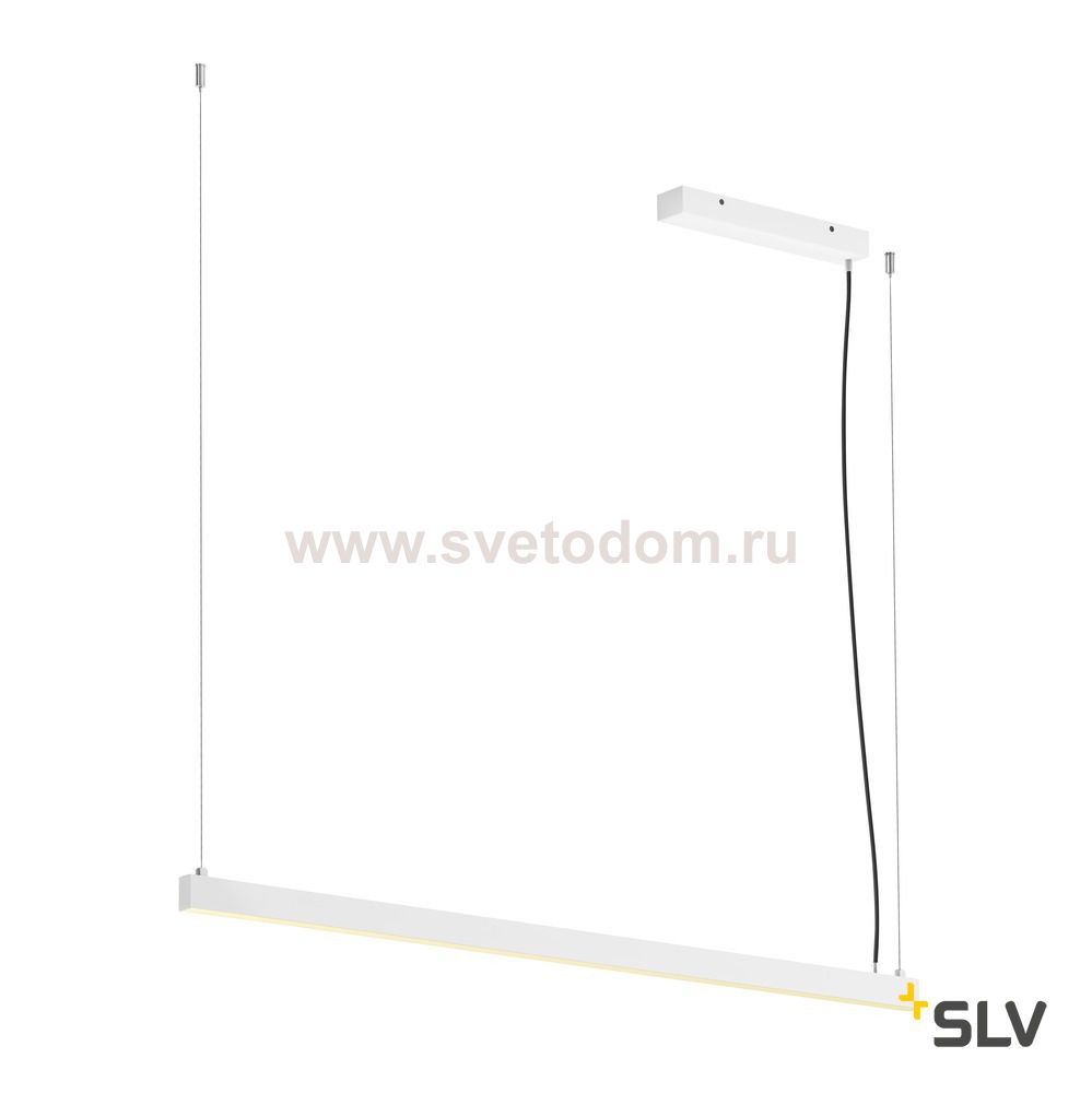 SLV 1001941 AROSA 125 PD-1 светильник подвесной 32Вт с LED 3000К, 950лм+750лм, белый матовый