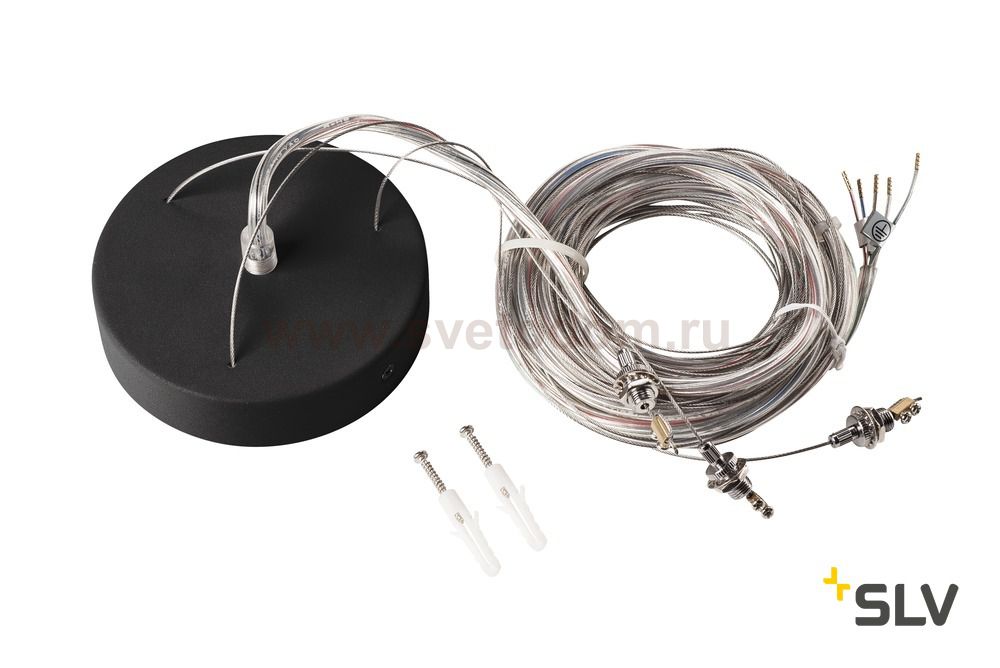 SLV 1001952 MEDO 30/60/90 LED, подвес 5м, 5-жильный, черный