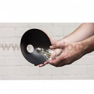 SLV 1001958 FITU 17, абажур на лампу, диам. 17 см, черный