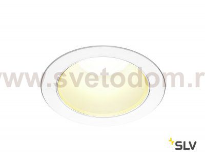 SLV 1001976 RILO 200 DL светильник встр. 25Вт с LED 3000К/4000K, 1720лм/1850лм, 60°, UGR<19, CRI>90, белый/ хром