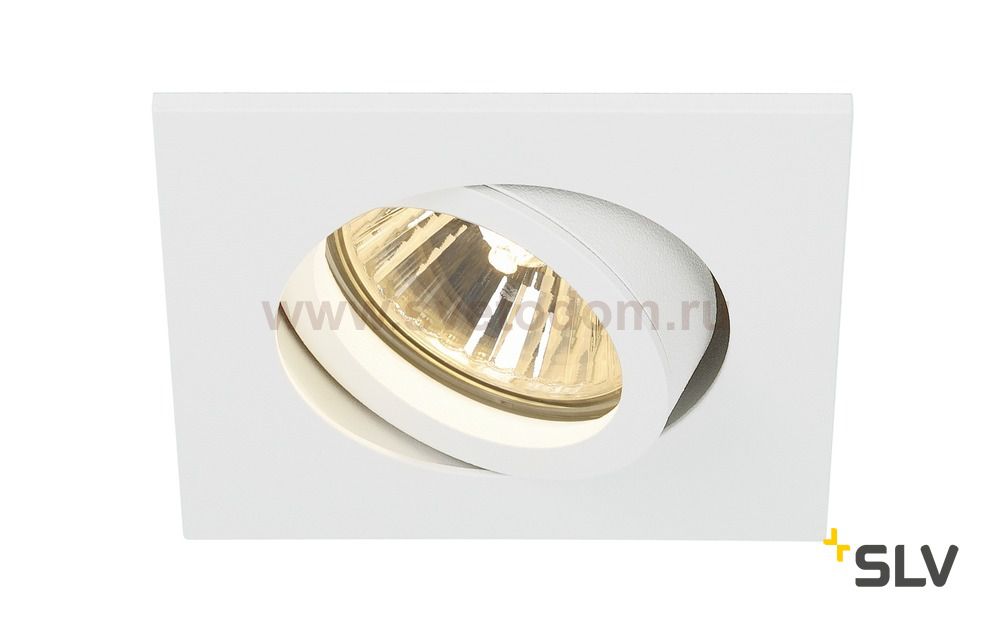 SLV 1001995 NEW TRIA 68 SQUARE GU10 CS/LS светильник встраиваемый для лампы GU10 50Вт макс., белый