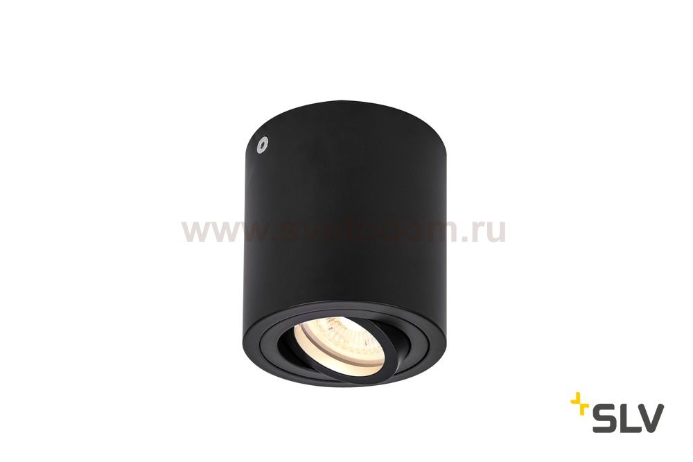 SLV 1002010 TRILEDO ROUND GU10 CL светильник потолочный для лампы GU10 50Вт макс., черный