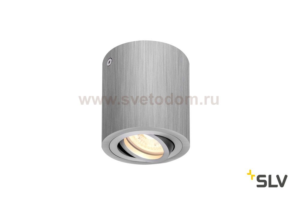 SLV 1002012 TRILEDO ROUND GU10 CL светильник потолочный для лампы GU10 50Вт макс., матированный алюминий