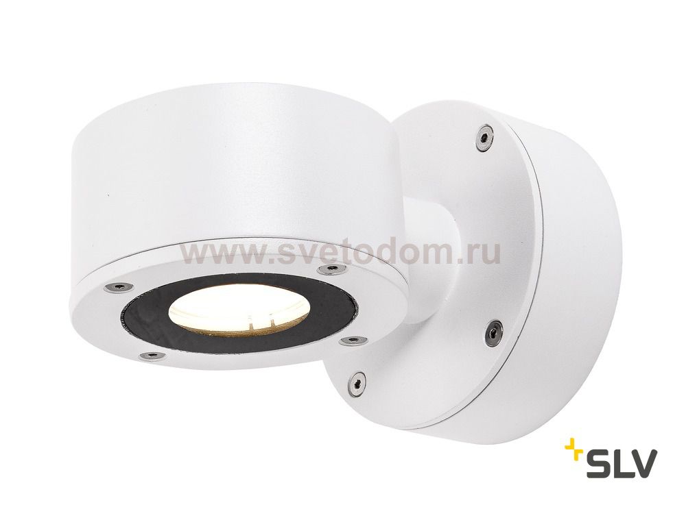 SLV 1002017 SITRA WALL LED светильник настенный IP44 9Вт с LED 3000К, 450лм, 55°, белый