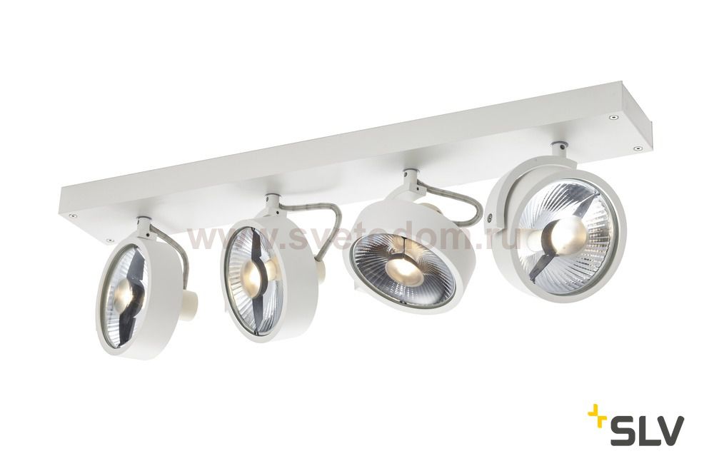 SLV 1002024 KALU 4 ES111 светильник накладной для 4-х ламп ES111 по 75Вт макс., черный