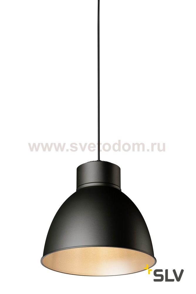 SLV 1002053 EURO PARA светильник подвесной для лампы E27 150Вт макс., без основания, без плафона, черный