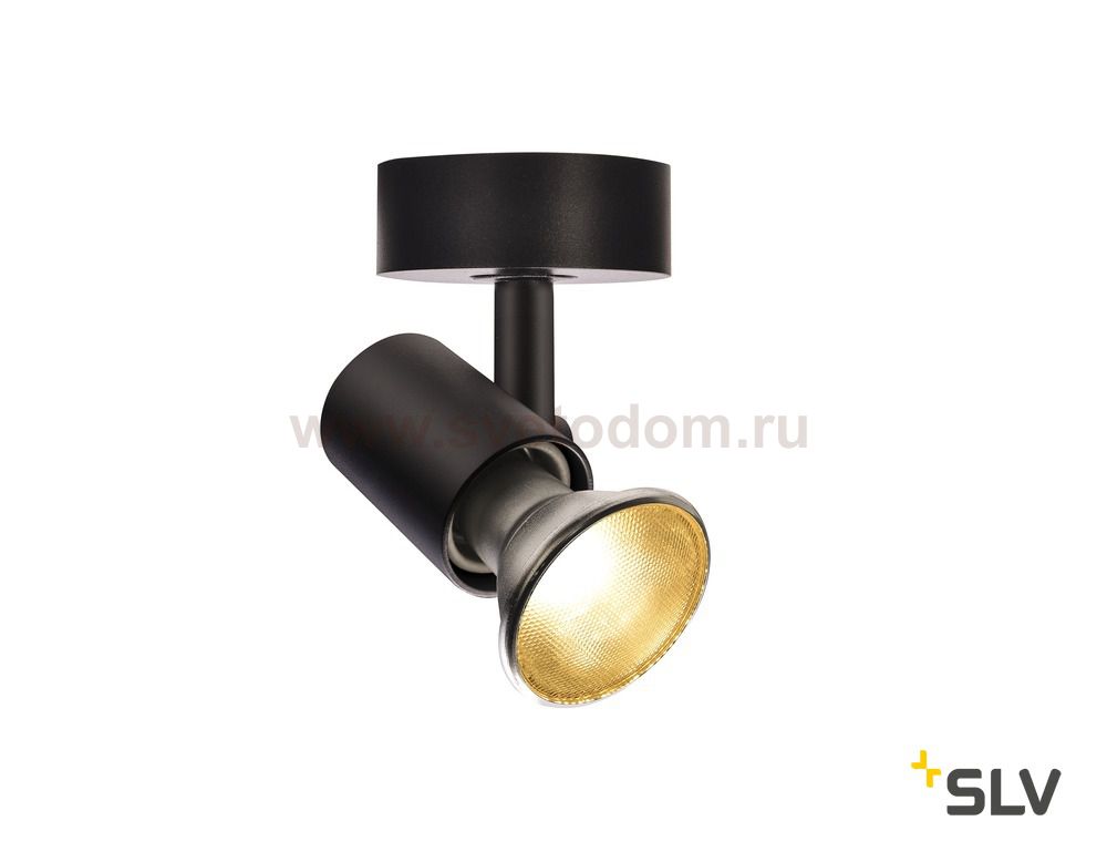 SLV 1002072 SPOT E27 светильник накладной для лампы E27 75Вт макс., черный