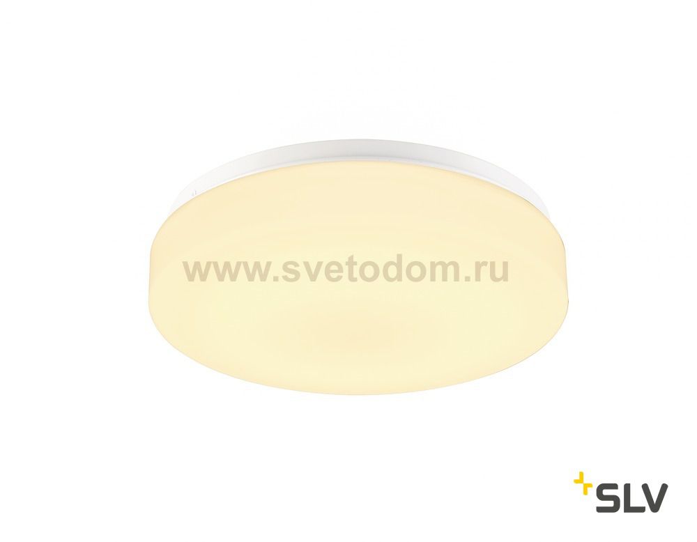 SLV 1002075 LIPSY 30 DRUM светильник накладной IP44 15Вт с LED 3000К/4000K, 1450лм/1600лм, белый