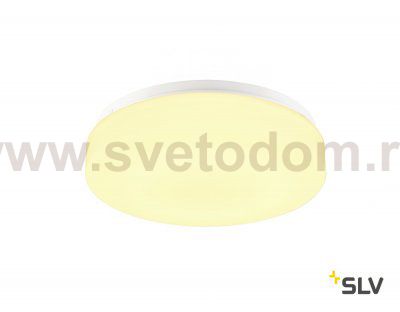 SLV 1002075 LIPSY 30 DRUM светильник накладной IP44 15Вт с LED 3000К/4000K, 1450лм/1600лм, белый