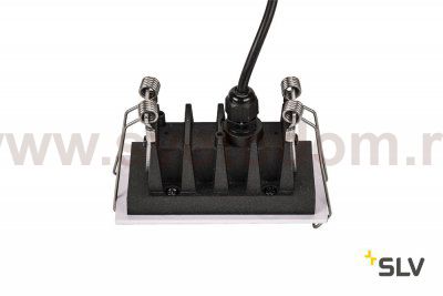 SLV 1002104 MILANDO S светильник встраиваемый 700мА 4.28Вт с LED 3000К, 330лм, 45°, без БП, белый/ черный