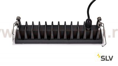 SLV 1002105 MILANDO M светильник встраиваемый 700мА 10.68Вт с LED 3000К, 800лм, 45°, без БП, белый/ черный