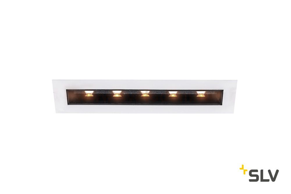 SLV 1002105 MILANDO M светильник встраиваемый 700мА 10.68Вт с LED 3000К, 800лм, 45°, без БП, белый/ черный