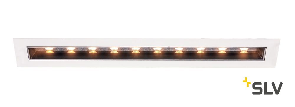 SLV 1002106 MILANDO L светильник встраиваемый 700мА 21.35Вт с LED 3000К, 1700лм, 45°, без БП, белый/ черный