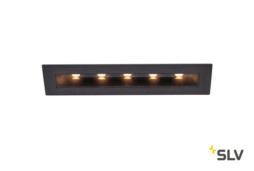 SLV 1002108 MILANDO M светильник встраиваемый 700мА 10.68Вт с LED 3000К, 800лм, 45°, без БП, черный