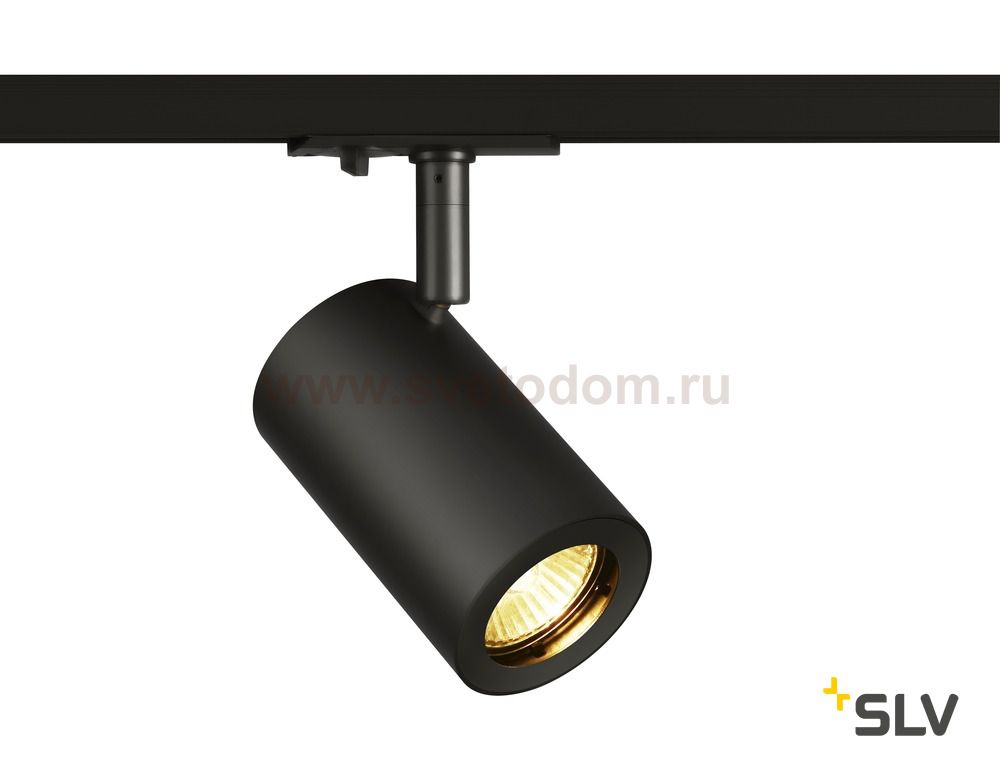 SLV 1002110 1PHASE-TRACK, ENOLA_B SPOT светильник для лампы GU10 50Вт макс., черный
