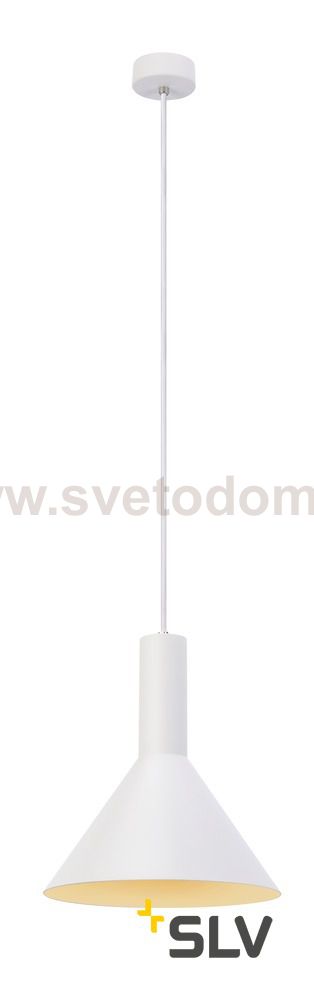 SLV 1002137 PHELIA PD-M светильник подвесной для лампы E27 23Вт макс., белый