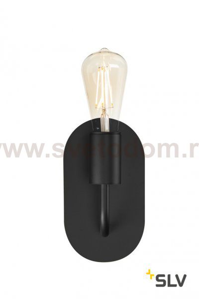 SLV 1002148 FITU WL светильник настенный для лампы E27 60Вт макс., черный