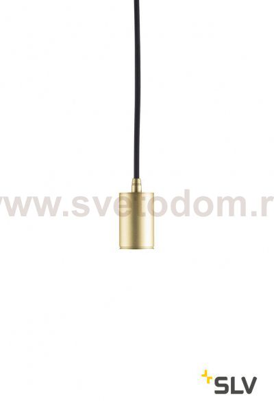 SLV 1002168 FITU E27 PD-2 светильник подвесной 5m для лампы E27 60Вт макс., без основания, латунь