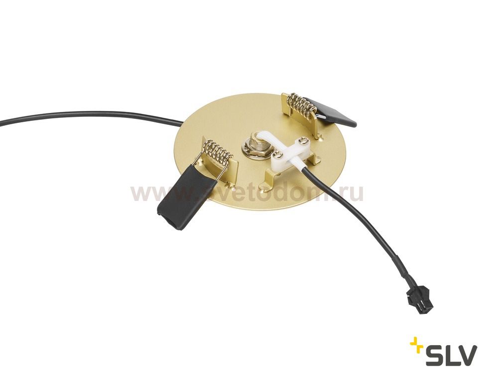 SLV 1002169 HELIA 40 светильник подвесной встраиваемый 500мА с LED 9Вт, 3000К, 720лм, CRI>90, латунь