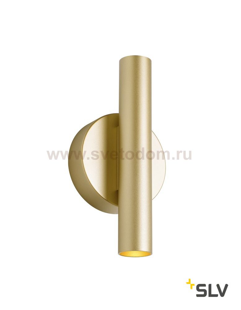SLV 1002174 KARPO UP/DOWN LED светильник настенный 10Вт с LED 3000К, 2х 40°, 2х 340лм, латунь