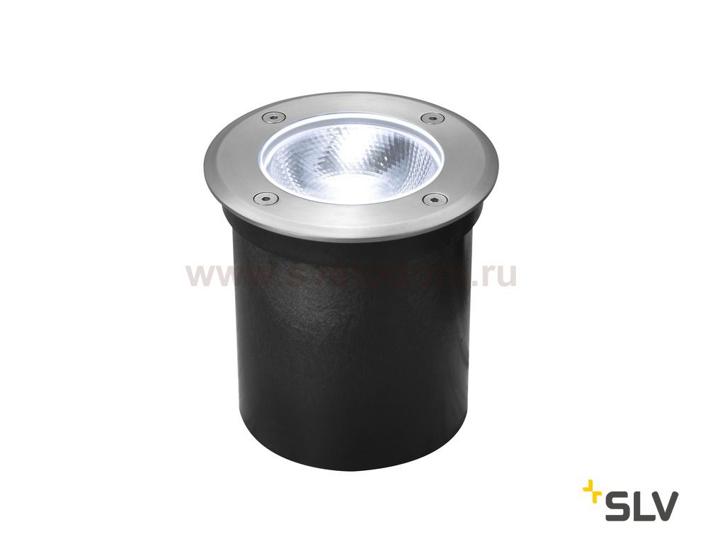 SLV 1002185 ROCCI ROUND светильник встраиваемый IP67 9.8Вт c LED 4000К, 630лм, 20°, сталь