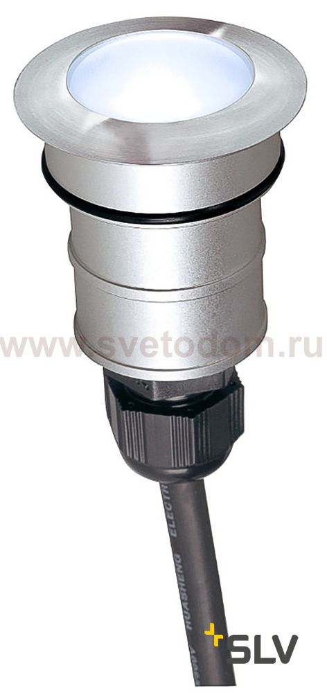 SLV 1002189 POWER TRAIL-LITE ROUND светильник встраиваемый IP67 350мА 1.4Вт c LED 4000К, 48лм, 60°, сталь