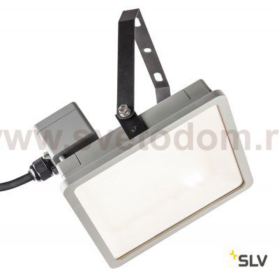 SLV 1002195 ALMINO SINGLE светильник на скобе IP65 45Вт c LED 4000K, 5500лм, 50°, UGR<19, серебристый RAL7005