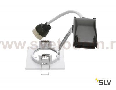 SLV 1002204 PIKA SQUARE QPAR51 светильник встраиваемый для лампы GU10 50Вт макс., белый