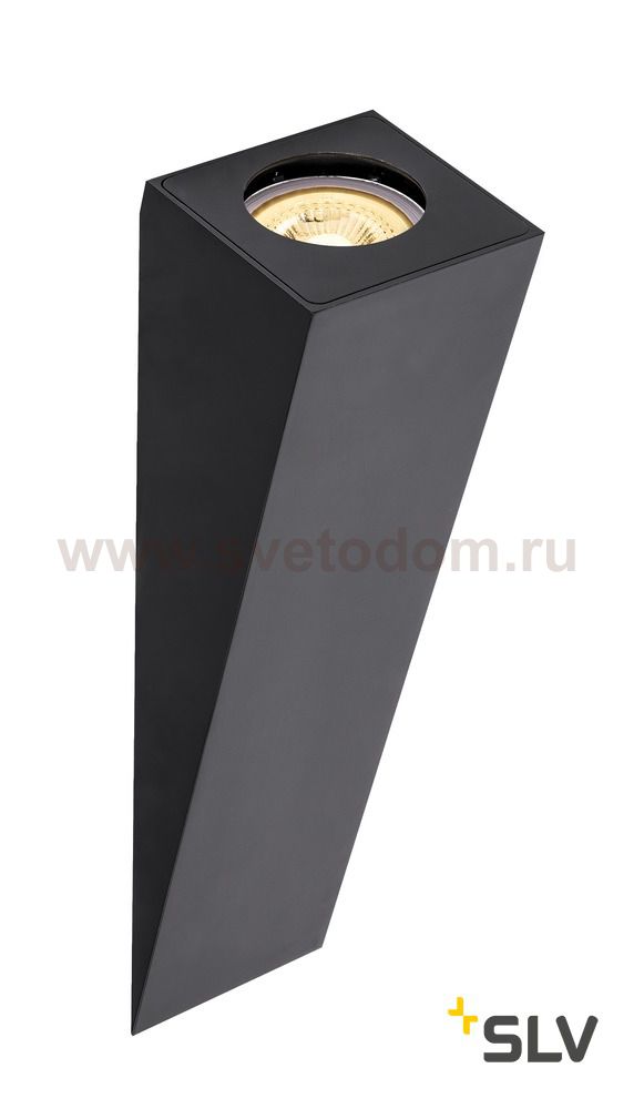 SLV 1002213 ALTRA DICE UP WL-2 светильник настенный для лампы GU10 50Вт макс., черный