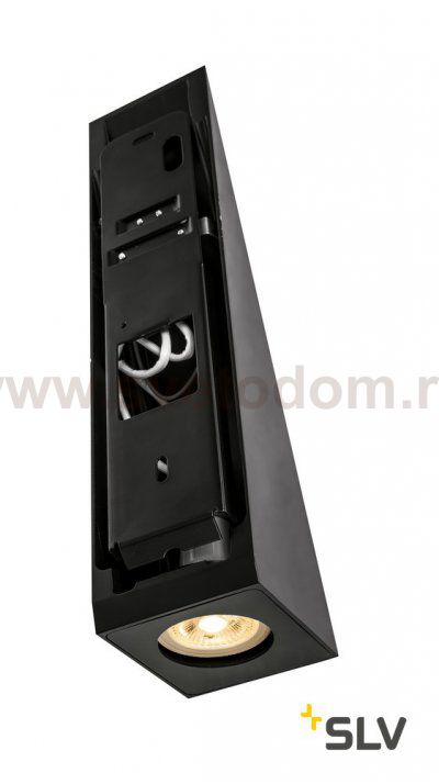 SLV 1002213 ALTRA DICE UP WL-2 светильник настенный для лампы GU10 50Вт макс., черный